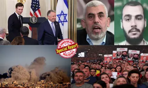 യഹിയ സിന്‍വാറിന്റെയും മുഹമ്മദ് സിന്‍വാറിന്റെയും മൃതദേഹങ്ങള്‍ വിട്ടുകിട്ടണം; ഇസ്രയേല്‍ ജയിലുകളില്‍ കഴിയുന്ന മര്‍വാന്‍ ബര്‍ഗൂതിയെയും, അഹ്‌മദ് സാദത്തിനെയും മോചിപ്പിക്കണം; ബന്ദികളെ വിട്ടയയ്ക്കുന്നതിന് പകരം ആവശ്യപ്പെട്ട ഫലസ്തീന്‍ തടവുകാരുടെ പട്ടിക കൈമാറി ഹമാസ്; ഗസ്സ സമാധാന ചര്‍ച്ചയില്‍ ഹമാസിനടക്കം പ്രതീക്ഷകള്‍; ഉന്നത യുഎസ് പ്രതിനിധികളും ഈജിപ്റ്റ് ചര്‍ച്ചയില്‍