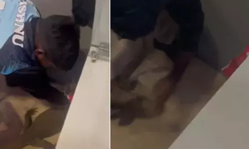 ബന്ധുവിന്റെ വീട്ടിൽ കയറി വരുന്നതുപോലെ...ആശുപത്രി നടയിൽ ഒരു അതിഥി; ആളുകൾക്കിടയിലൂടെ നടന്നും ഓടിയും പരിഭ്രാന്തി; ചുറ്റും സിനിമയെ വെല്ലും രംഗങ്ങൾ; മണിക്കൂറുകൾ കഴിഞ്ഞപ്പോൾ കീഴടങ്ങൽ