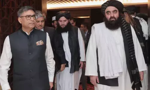 താലിബാന്‍ മന്ത്രി ഇന്ത്യയിലെത്തി;  ഇന്ത്യ സന്ദര്‍ശിക്കുന്ന ആദ്യ താലിബാന്‍ നേതാവ്;  ജയശങ്കറെയും ഡോവലിനെയും കണ്ടേക്കും