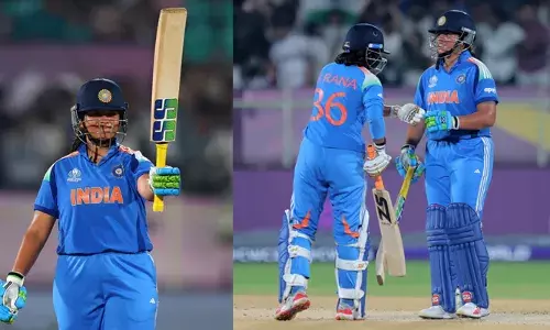 വെടിക്കെട്ട് അര്‍ധ സെഞ്ചുറിയുമായി റിച്ച ഘോഷ്; സ്നേഹ് റാണയുടെ പിന്തുണ; വന്‍ തകര്‍ച്ചയില്‍ നിന്നും  ഇന്ത്യയെ കരകയറ്റിയ കൂട്ടുകെട്ട്; ദക്ഷിണാഫ്രിക്കയ്ക്ക് 252 റണ്‍സ് വിജയലക്ഷ്യം