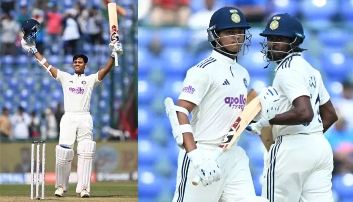 കരിയറിലെ ഏഴാം സെഞ്ചുറി തിളക്കത്തില് യശസ്വി ജയ്സ്വാള്; സെഞ്ചുറിയോട് അടുത്ത് സായ് സുദര്ശന്;  വെസ്റ്റ് ഇന്ഡീസിനെതിരായ രണ്ടാം ടെസ്റ്റില് ഇന്ത്യ ഡ്രൈവിങ് സീറ്റില് കരിയറിലെ ഏഴാം സെഞ്ചുറി തിളക്കത്തില് യശസ്വി ജയ്സ്വാള്; സെഞ്ചുറിയോട് അടുത്ത് സായ് സുദര്ശന്;  വെസ്റ്റ് ഇന്ഡീസിനെതിരായ രണ്ടാം ടെസ്റ്റില് ഇന്ത്യ ഡ്രൈവിങ് സീറ്റില്