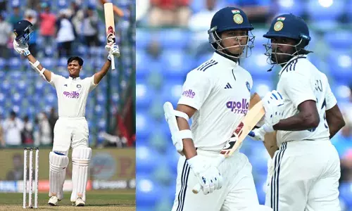 കരിയറിലെ ഏഴാം സെഞ്ചുറി തിളക്കത്തില്‍ യശസ്വി ജയ്സ്വാള്‍; സെഞ്ചുറിയോട് അടുത്ത് സായ് സുദര്‍ശന്‍;  വെസ്റ്റ് ഇന്‍ഡീസിനെതിരായ രണ്ടാം ടെസ്റ്റില്‍ ഇന്ത്യ ഡ്രൈവിങ് സീറ്റില്‍