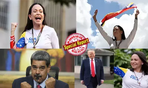 സദാ ധരിക്കുന്നത് വെള്ളവസ്ത്രം; കഴുത്തില്‍ നിറയെ ആരാധകര്‍ സമ്മാനിച്ച ജപമാലകള്‍; റോക്ക് താരത്തെ പോലെ ഒന്നുകാണാന്‍, തൊടാന്‍ അത് നമുക്ക് കഴിയും എന്നാര്‍പ്പുവിളിക്കുന്ന അനുയായിവൃന്ദം; വെനിസ്വേലന്‍ സ്വേച്ഛാധിപതി മധൂറോയുടെ ഭരണകൂടത്തെ വിറപ്പിക്കുന്ന ഉരുക്ക് വനിത ട്രംപിനും പ്രിയപ്പെട്ടവള്‍; ഇസ്രയേലിനോട് അടുപ്പം; സമാധാന നൊബേല്‍ കിട്ടിയ മരിയ കൊറിന മച്ചാഡോ ആരാണ് ?