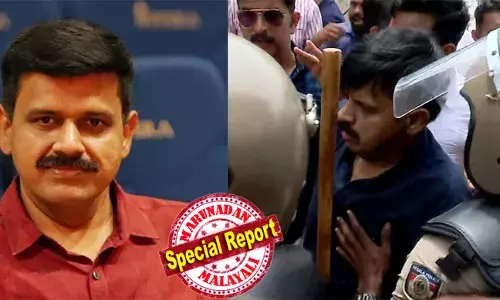 ശബരിമല സ്വര്‍ണപ്പാളിയിലെ യൂത്ത് കോണ്‍ഗ്രസ് മാര്‍ച്ച്; സന്ദീപ് വാര്യര്‍ അടക്കം 17 പേര്‍ ഇപ്പോഴും ജയിലില്‍, ജാമ്യമില്ല; യൂത്ത് പ്രവര്‍ത്തകര്‍ ആദ്യം അറിയിച്ചത് ഓഫീസിന് മുന്നില്‍ പ്രവര്‍ത്തകര്‍ തേങ്ങ ഉടയ്ക്കുമെന്ന്; പ്രവര്‍ത്തകര്‍ തേങ്ങ ഓഫീസിന് നേരെ വലിച്ചെറിഞ്ഞു;തേങ്ങ തീര്‍ന്നതോടെ കല്ലും; കേസില്‍ ഒന്നാം പ്രതി സന്ദീപ്