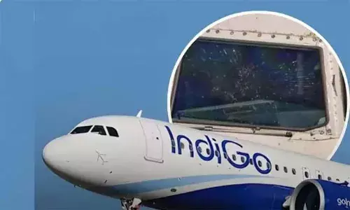 ആകാശ യാത്രക്കിടെ വിന്‍ഡ് ഷീല്‍ഡില്‍ പൊട്ടല്‍ കണ്ടെത്തി; പരിഭ്രാന്തി പരത്തി മധുര- ചെന്നൈ ഇന്‍ഡിഗോ വിമാനം