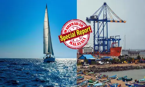 വിഴിഞ്ഞം തീരത്ത് ഡ്യൂട്ടിക്ക് നിന്ന ഇന്ത്യൻ നാവിക സേന; അലർട്ടായി നിൽക്കവേ പുറംകടലിൽ എന്തോ..മിന്നി മറയുന്നത് പോലെ വസ്തു; ബൈനാക്കുലർ കാഴ്ചയിൽ നെഞ്ചിടിപ്പ്; പോർട്ടിനെ ലക്ഷ്യമാക്കി പായ് കപ്പലുകളുടെ കുതിപ്പ്; സ്ഥലത്ത് കോസ്‌റ്റൽ പോലീസ് അടക്കം പാഞ്ഞെത്തി; ഒടുവിൽ സത്യാവസ്ഥ അറിഞ്ഞപ്പോൾ ആശ്വാസം