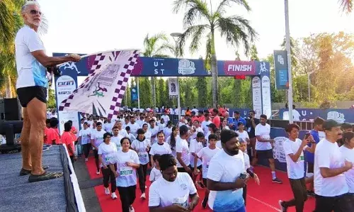 തലസ്ഥാന നഗരത്തെ ആവേശം കൊള്ളിച്ച് യു എസ് ടി തിരുവനന്തപുരം മാരത്തണ്‍ 2025