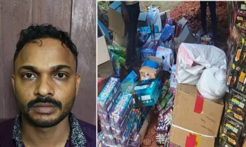 അവന്റെ നിഴൽ പോലും അറിയാതെ പിന്തുടർന്നു; മാസങ്ങൾ നീണ്ട നിരീക്ഷണത്തിൽ കൈയ്യോടെ പൊക്കി; വീട്ടിലെ മുറിയിൽ മുഴുവൻ ലഹരി മയം; കൂടാതെ ലൈസൻസില്ലാതെ സൂക്ഷിച്ച പടക്കങ്ങളും; അറസ്റ്റ്