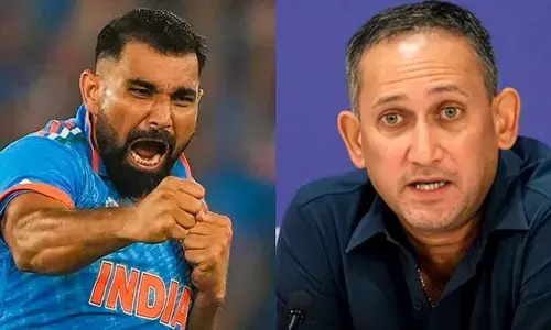 അവനിത് എന്നോട് പറഞ്ഞാല്‍ ഞാന്‍ മറുപടി കൊടുക്കാമെന്ന് അഗാര്‍ക്കര്‍; അയാള്‍ എന്തെങ്കിലും പറയട്ടെ എന്ന് മുഹമ്മദ് ഷമി; ഇന്ത്യന്‍ ടീമിലേക്ക് പരിഗണിക്കാത്തതില്‍ വാക്പോര്; പിന്നാലെ പന്തുകൊണ്ട് മറുപടി നല്‍കി ഇന്ത്യന്‍ താരം