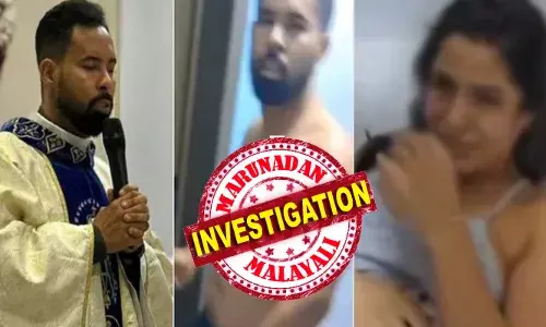 പ്രതിശ്രുത വരൻ നഗരത്തിൽ ഇല്ലാതിരുന്ന സമയത്ത് യുവതിയെ വീട്ടിൽ വിളിച്ചു കയറ്റി; വിവരമറിഞ്ഞ നാട്ടുകാർ ഇരച്ചു കയറിയത് പുരോഹിതന്റെ താമസസ്ഥലത്ത്; കുളിമുറിയുടെ വാതിൽ തകർത്ത് അകത്ത് കയറിയവർ കണ്ടത് സിങ്കിനടിയിൽ ഒളിച്ചിരുന്ന 21കാരിയെ; ദൃശ്യങ്ങൾ ചിത്രീകരിച്ച് പ്രചരിപ്പിച്ചതിന് പരാതി നൽകി യുവതി