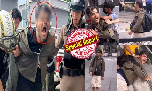 തിരക്കേറിയ സിയാം സ്ക്വയറിലൂടെ ഒരാളുടെ വരവ്; കൂളിംഗ് ഗ്ലാസ് വച്ച് ബാഗും തൂക്കി നിന്ന് റോഡിലൂടെ പോകുന്നവരെയെല്ലാം തെറി വിളി; ഇടയ്ക്ക് ഭ്രാന്തമായ സംസാരവും ഡാൻസും; പരിഭ്രാന്തിയിൽ എല്ലാവരും നോക്കിനിൽക്കേ പെട്ടെന്ന് യുവാവ് ചെയ്തത്; ഇന്ത്യക്കാരനെ കൈയ്യോടെ പൊക്കി ബാങ്കോക് പോലീസ്