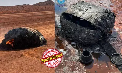 തീപിടിച്ച പുകഞ്ഞു കൊണ്ടിരിക്കുന്ന അജ്ഞാത വസ്തു ഓസ്ട്രേലിയയിലെ ജനവാസമില്ലാത്ത മേഖലയില്‍ ;  ബഹിരാകാശത്ത് നിന്നും വീണ  അവശിഷ്ടമോ? അതോ റോക്കറ്റ് ടാങ്കോ?  ഏതെങ്കിലും വിമാനത്തിന്റെ ഭാഗമാണോ എന്നും സംശയം; വ്യക്തത തേടി ഓസ്‌ട്രേലിയന്‍ സ്‌പേസ് ഏജന്‍സി