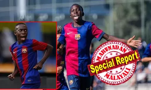 ബോക്സിൽ പന്ത് കിട്ടിയാൽ ലക്ഷ്യം തെറ്റില്ല; ഇതിഹാസങ്ങൾ പന്ത് തട്ടിയ ബാഴ്സിലോണയുടെ തട്ടകത്തിൽ പുതിയൊരു താരോദയം; 30 കളികളിൽ നിന്നും നേടിയത് 96 ഗോളുകൾ; ലമീൻ യമാലിനെയും മറികടക്കുന്ന പ്രകടനം; ആരാണ് ലാമാസിയയിലെ ഗോൾവേട്ടക്കാരനായ 13കാരൻ ഫോഡി ഡയാലോ?