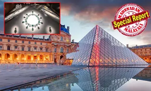 ഫ്രാന്‍സിലെ ലൂവ്ര് മ്യൂസിയത്തില്‍ മോഷ്ടാക്കള്‍ നടത്തിയത് ഹോളിവുഡ് സിനിമയെ പോലും വെല്ലും വിധത്തിലുള്ള ഓപ്പറേഷന്‍; നിര്‍മാണ പ്രവര്‍ത്തികളുടെ മറവില്‍ സമര്‍ത്ഥമായ പ്ലാനിംഗോടെ നടത്തിയ മോഷണം; പുറത്തുവന്നത് മോഷ്ടാക്കള്‍ ചില്ലുകൂട് തകര്‍ക്കുന്ന ദൃശ്യങ്ങള്‍; നെപ്പോളിയന്‍ ബോണപാര്‍ട്ടിന്റെ ആഭരണങ്ങള്‍ എന്നന്നേക്കുമായി നഷ്ടമാകുമോ?