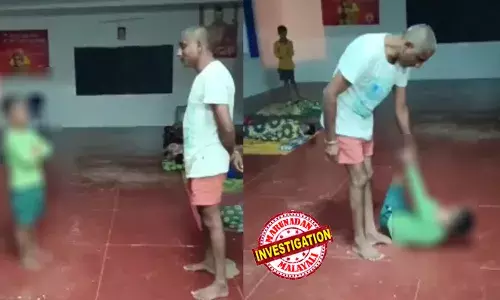 മുത്തശ്ശിയെ ഫോണില്‍ വിളിച്ച ഒമ്പതു വയസുകാരന് അധ്യാപകന്റെ ക്രൂരമര്‍ദനം;  നിലത്തിട്ട് ചവിട്ടി; പിന്നാലെ ആത്മഹത്യയ്ക്ക് ശ്രമം;  വീഡിയോ പ്രചരിച്ചതോടെ അധ്യാപകന്‍ അറസ്റ്റില്‍, സ്‌കൂളിന്റെ അംഗീകാരം റദ്ദാക്കാന്‍ സാധ്യത