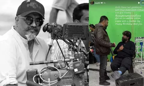 സിനിമയോടുള്ള ആത്മാർഥമായ സമർപ്പണവും സ്നേഹവും; ഒടിഞ്ഞ കാലുമായി ഒരു ആക്‌ഷൻ രംഗം പൂർത്തിയാക്കി; ജോജു ജോർജിന് പിറന്നാൾ ആശംസകളുമായി രവി കെ. ചന്ദ്രൻ