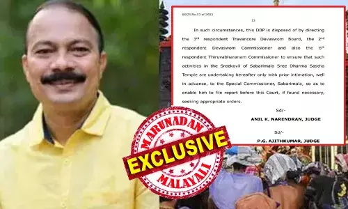 ശബരിമലയില്‍ നിന്നും എന്ത് പുറത്തു കൊണ്ടു പോയാലും അത് സ്‌പെഷ്യല്‍ കമ്മീഷണറെ അറിയിക്കേണ്ട പ്രധാന ഉത്തരവാദിത്തം ബോര്‍ഡിന് തന്നെ; തിരുവാഭരണം കമ്മീഷണറെ ബലികൊടുത്ത് രക്ഷപ്പെടാന്‍ പ്രശാന്ത്; ആ കോടതി ഉത്തരവ് മറുനാടന്‍ പുറത്തു വിടുന്നു; ദേവസ്വം ആസ്ഥാനത്ത് നടക്കുന്നത് അസാധാരണ നീക്കങ്ങള്‍; സ്വര്‍ണ്ണ കൊളള തടഞ്ഞ ഉദ്യോഗസ്ഥനെ കുടുക്കുമോ?