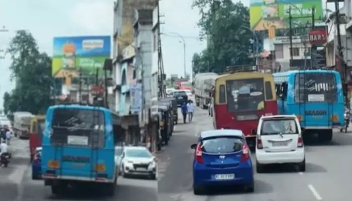 രണ്ടറ്റം കൂട്ടിമുട്ടിക്കാൻ ഓടിയ ആ ഓട്ടം കണ്ടത് മന്ത്രി; ബസോടിച്ച ഡ്രൈവർക്ക് മുട്ടൻ പണി; ലൈസൻസ് സസ്പെൻഡ് ചെയ്യാൻ ഉത്തരവ്; സംഭവം കാലടിയിൽ രണ്ടറ്റം കൂട്ടിമുട്ടിക്കാൻ ഓടിയ ആ ഓട്ടം കണ്ടത് മന്ത്രി; ബസോടിച്ച ഡ്രൈവർക്ക് മുട്ടൻ പണി; ലൈസൻസ് സസ്പെൻഡ് ചെയ്യാൻ ഉത്തരവ്; സംഭവം കാലടിയിൽ