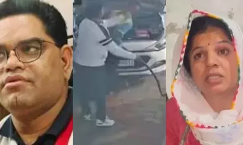 ക്യൂവിൽ നിന്ന കാറിൽ ഇന്ധനം നിറക്കാൻ വൈകിയതിൽ തർക്കം; ജീവനക്കാരോട് കയർത്തത് ഭാര്യ അല്ലെന്ന് കണ്ടെത്തൽ; വീഡിയോ ദൃശ്യങ്ങൾ പ്രചരിച്ചതോടെ മജിസ്ട്രേറ്റിന് സസ്പെൻഷൻ