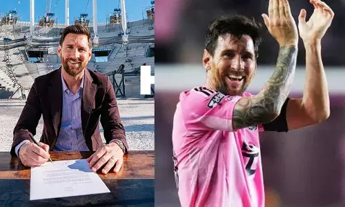 അമേരിക്കൻ ക്ലബ്ബ് വിടുമെന്ന അഭ്യൂഹങ്ങൾക്ക് വിരാമം; ലയണല്‍ മെസ്സി ഇന്റര്‍ മയാമിയിൽ തുടരും; പുതിയ കരാര്‍ 2028 വരെ