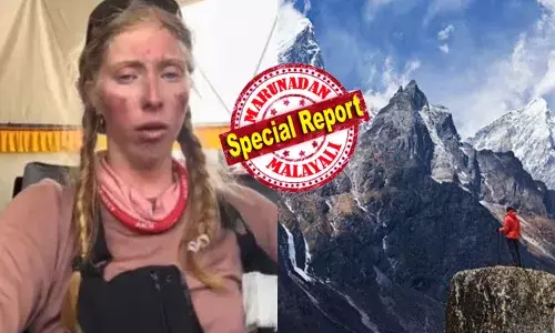 കഴുത്തും, തൊണ്ടയും വേദനിക്കുന്നു; ശ്വാസം എടുക്കാനും ബുദ്ധിമുട്ട്..!!; ചുവന്ന വീർത്ത മുഖവുമായി കരയുന്ന പെൺകുട്ടി; ഞെട്ടിപ്പിക്കുന്ന അനുഭവം പറഞ്ഞ് 17 -കാരി; എവറസ്റ്റിൽ കയറവെ പാതി വഴിയിൽ സംഭവിച്ചത്