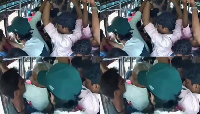 ബസിനുള്ളിൽ ആർക്കും നിൽക്കാൻ പോലും പറ്റാത്ത രീതിയിൽ തിരക്ക്; കാലിൽ ചവിട്ടാതെ ഒന്ന് മാറി നിൽക്കുവെന്ന് വയോധികൻ; കലി കയറി മൂക്കിടിച്ച് പൊട്ടിച്ച് യുവാവ്; മർദ്ദനത്തിന്റെ ചിത്രങ്ങൾ പുറത്ത് ബസിനുള്ളിൽ ആർക്കും നിൽക്കാൻ പോലും പറ്റാത്ത രീതിയിൽ തിരക്ക്; കാലിൽ ചവിട്ടാതെ ഒന്ന് മാറി നിൽക്കുവെന്ന് വയോധികൻ; കലി കയറി മൂക്കിടിച്ച് പൊട്ടിച്ച് യുവാവ്; മർദ്ദനത്തിന്റെ ചിത്രങ്ങൾ പുറത്ത്
