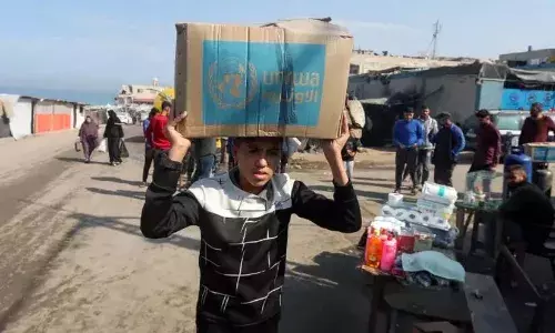 ഇസ്രായേല്‍ വെടിനിര്‍ത്തല്‍ ധാരണ പാലിക്കണം; സഹായ ട്രക്കുകള്‍ ഗാസയിലേക്ക് കടത്തിവിടണമെന്ന് ഐക്യരാഷ്ട്രസഭ