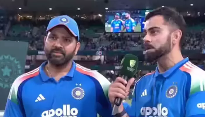 ഞാനെപ്പോഴും ഓസ്ട്രേലിയ ഇഷ്ടപ്പെടുന്നു; ക്രിക്കറ്ററായി ഇങ്ങോട്ട് ഒരു തിരിച്ചുവരവ് ഉണ്ടാകുമോ എന്ന് എനിക്ക് അറിയില്ല; വിരാട് കോലിക്കും അങ്ങനെ അങ്ങനെയാണെന്ന് ഞാന് കരുതുന്നു; നന്ദി ഓസ്ട്രേലിയ...; ക്രിക്കറ്റ് ആരാധകരുടെ ഹൃദയം തൊട്ട് രോഹിതിന്റെ വാക്കുകള്; പിന്തുണയ്ക്ക് നന്ദി അറിയിച്ച് വിരാട് കോലി ഞാനെപ്പോഴും ഓസ്ട്രേലിയ ഇഷ്ടപ്പെടുന്നു; ക്രിക്കറ്ററായി ഇങ്ങോട്ട് ഒരു തിരിച്ചുവരവ് ഉണ്ടാകുമോ എന്ന് എനിക്ക് അറിയില്ല; വിരാട് കോലിക്കും അങ്ങനെ അങ്ങനെയാണെന്ന് ഞാന് കരുതുന്നു; നന്ദി ഓസ്ട്രേലിയ...; ക്രിക്കറ്റ് ആരാധകരുടെ ഹൃദയം തൊട്ട് രോഹിതിന്റെ വാക്കുകള്; പിന്തുണയ്ക്ക് നന്ദി അറിയിച്ച് വിരാട് കോലി