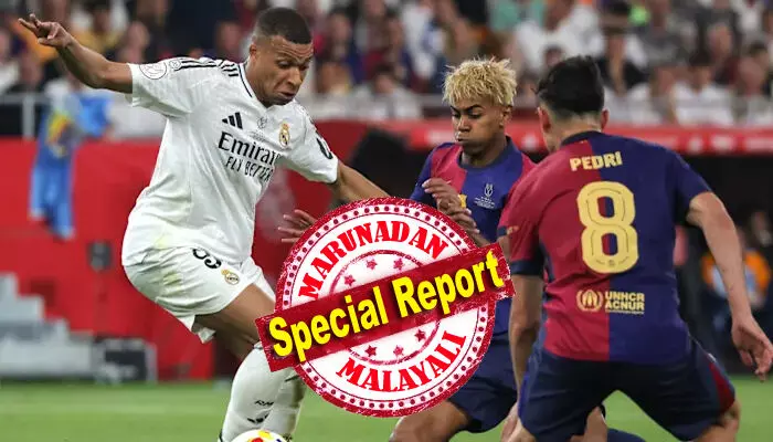 അവസാന നാല് എല്‍ ക്ലാസിക്കോ പോരാട്ടങ്ങളും ജയിച്ചത് കറ്റാലൻ പട; ഇന്ന് ജയിക്കുന്ന ടീം ലാലിഗയിൽ തലപ്പത്തെത്തും; ഗോളടി തുടരാൻ എംബാപ്പെ; ഹാൻസി ഫ്ലിക്കിന്റെ വജ്രായുധം ലാമിൻ യമലിൻ; സാന്റിയാഗോ ബെര്‍ണാബ്യുവില്‍ റയൽ മാഡ്രിഡ്-ബാഴ്സലോണ ഏറ്റുമുട്ടുമ്പോൾ