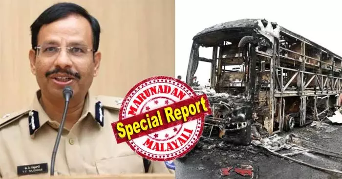മദ്യപിച്ച് വാഹനമോടിക്കുന്നവര് തീവ്രവാദികള്, അവരുടെ പ്രവൃത്തികള് റോഡുകളിലെ ഭീകരത; അത്തരക്കാരോട് ഒരു  ദയയും ഉണ്ടാകില്ല; കുര്ണൂല് അപകട പശ്ചാത്തലത്തില് മുന്നറിയിപ്പ് നല്കി ഹൈദരാബാദ് പോലീസിലെ എന്കൗണ്ടര് സ്പെഷ്യലിസ്റ്റ് വി.സി. സജ്ജനാര് മദ്യപിച്ച് വാഹനമോടിക്കുന്നവര് തീവ്രവാദികള്, അവരുടെ പ്രവൃത്തികള് റോഡുകളിലെ ഭീകരത; അത്തരക്കാരോട് ഒരു  ദയയും ഉണ്ടാകില്ല; കുര്ണൂല് അപകട പശ്ചാത്തലത്തില് മുന്നറിയിപ്പ് നല്കി ഹൈദരാബാദ് പോലീസിലെ എന്കൗണ്ടര് സ്പെഷ്യലിസ്റ്റ് വി.സി. സജ്ജനാര്