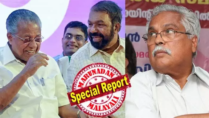പിഎം ശ്രീയിലെ സിപിഐയുടെ ഉടക്ക് തുടര്ഭരണ മോഹങ്ങളെയും ബാധിക്കുന്നു; സിപിഎം-ബിജെപി അന്തര്ധാര ആരോപണം സജീവമായതോടെ ന്യായീകരണ ക്യാപ്സ്യൂളുകളും ഏല്ക്കുന്നില്ല; പ്രതിസന്ധിക്കിടെ നാളെ അടിയന്തര സിപിഎം സെക്രട്ടേറിയറ്റ് യോഗം; ബേബിയും പങ്കെടുക്കും;  വിദേശപര്യടനം കഴിഞ്ഞെത്തിയ മുഖ്യമന്ത്രി ബിനോയ് വിശ്വത്തെ വിളിച്ചു പിഎം ശ്രീയിലെ സിപിഐയുടെ ഉടക്ക് തുടര്ഭരണ മോഹങ്ങളെയും ബാധിക്കുന്നു; സിപിഎം-ബിജെപി അന്തര്ധാര ആരോപണം സജീവമായതോടെ ന്യായീകരണ ക്യാപ്സ്യൂളുകളും ഏല്ക്കുന്നില്ല; പ്രതിസന്ധിക്കിടെ നാളെ അടിയന്തര സിപിഎം സെക്രട്ടേറിയറ്റ് യോഗം; ബേബിയും പങ്കെടുക്കും;  വിദേശപര്യടനം കഴിഞ്ഞെത്തിയ മുഖ്യമന്ത്രി ബിനോയ് വിശ്വത്തെ വിളിച്ചു