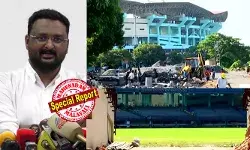 പ്രതിദിനം രണ്ടായിരം തൊഴിലാളികളെ വച്ച് നവീകരണം നടത്തുമെന്ന് പ്രഖ്യാപനം; കലൂര് സ്റ്റേഡിയത്തില് ഇതുവരെ നടന്നത് സമീപത്തെ മരം വെട്ടിയതും അരമതിലും മെറ്റല് നിരത്തിയതും മാത്രം;  സ്റ്റേഡിയത്തില് അവകാശം വേണമെന്ന് ആന്റോ അഗസ്റ്റിന്;  സ്പോണ്സര് മെസിയുടെ പേരുപറഞ്ഞ് ലക്ഷ്യമിട്ടത് ഗോട്ടി കളിയല്ല, വലിയ കളികള്; പുറത്തുവരുന്നത് ഞെട്ടിക്കുന്ന വിവരങ്ങള് പ്രതിദിനം രണ്ടായിരം തൊഴിലാളികളെ വച്ച് നവീകരണം നടത്തുമെന്ന് പ്രഖ്യാപനം; കലൂര് സ്റ്റേഡിയത്തില് ഇതുവരെ നടന്നത് സമീപത്തെ മരം വെട്ടിയതും അരമതിലും മെറ്റല് നിരത്തിയതും മാത്രം;  സ്റ്റേഡിയത്തില് അവകാശം വേണമെന്ന് ആന്റോ അഗസ്റ്റിന്;  സ്പോണ്സര് മെസിയുടെ പേരുപറഞ്ഞ് ലക്ഷ്യമിട്ടത് ഗോട്ടി കളിയല്ല, വലിയ കളികള്; പുറത്തുവരുന്നത് ഞെട്ടിക്കുന്ന വിവരങ്ങള്