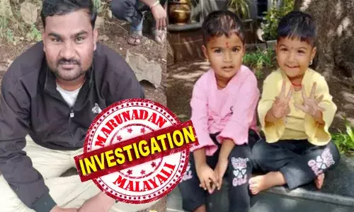 യാത്രയ്ക്കിടെ ഉണ്ടായ വഴക്കിനെ തുടര്‍ന്ന് ഭാര്യ പിണങ്ങി പോയി; ഇരട്ടക്കുട്ടികളുമായി വനമേഖലയിലേക്ക് പോയ പിതാവ് കുട്ടികളുടെ കഴുത്തറുത്ത ശേഷം തീയിട്ടു കൊന്നു:  പോലിസ് സ്‌റ്റേഷനിലെത്തി കീഴടങ്ങി യുവാവ്