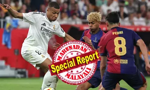 അവസാന നാല് എല്‍ ക്ലാസിക്കോ പോരാട്ടങ്ങളും ജയിച്ചത് കറ്റാലൻ പട; ഇന്ന് ജയിക്കുന്ന ടീം ലാലിഗയിൽ തലപ്പത്തെത്തും; ഗോളടി തുടരാൻ എംബാപ്പെ; ഹാൻസി ഫ്ലിക്കിന്റെ വജ്രായുധം ലാമിൻ യമലിൻ; സാന്റിയാഗോ ബെര്‍ണാബ്യുവില്‍ റയൽ മാഡ്രിഡ്-ബാഴ്സലോണ ഏറ്റുമുട്ടുമ്പോൾ