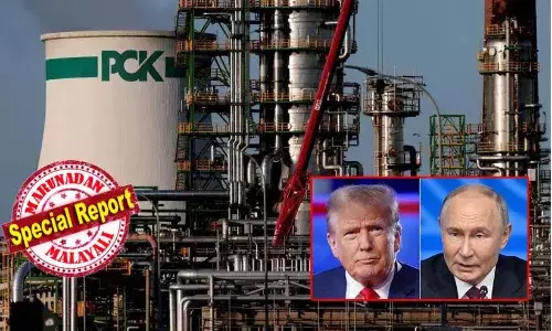 കണ്ണും പൂട്ടിയുള്ള ട്രംപിന്റെ ഉപരോധത്തില്‍ പണി കിട്ടിയത് ഇന്ത്യക്കും ചൈനക്കും മാത്രമല്ല! റഷ്യയ്ക്ക് വെച്ച കെണിയില്‍ ആകെപെട്ട് ജര്‍മ്മനിയും;  റോസ്‌നെഫ്റ്റിന്റെ അനുബന്ധ സ്ഥാപനമായ പി.സികെ റിഫൈനറി പൂട്ടേണ്ടി വരുമോയെന്ന് ജര്‍മനിക്ക് ആശങ്ക; ശൈത്യകാലം വരുന്നതോടെ യൂറോപ്പിലാകെ ആശങ്ക