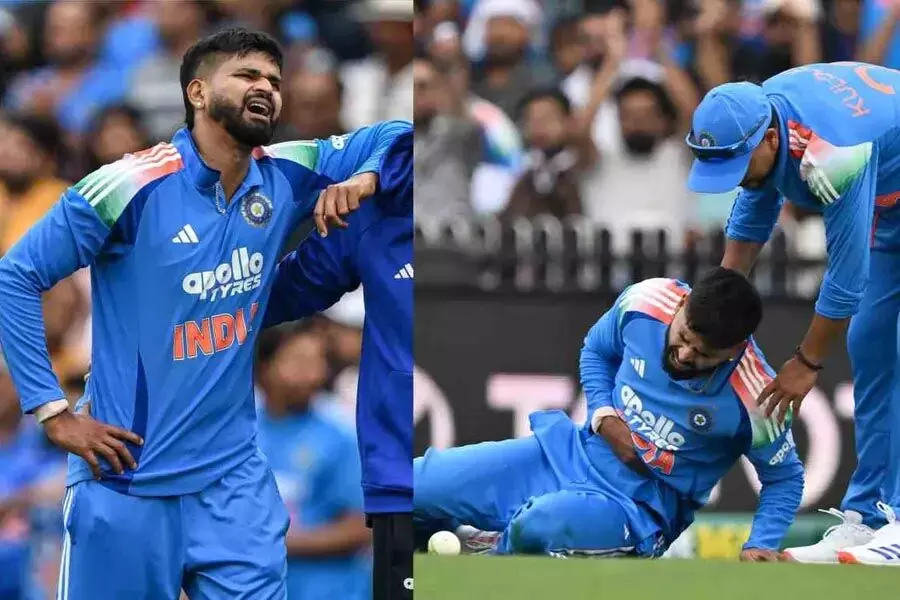 ശ്രേയസ് അയ്യരുടെ പരിക്ക് ഗുരുതരം; ആന്തരിക രക്തസ്രാവത്തെ തുടര്ന്ന് ഐസിയുവില് പ്രവേശിപ്പിച്ചു; ഏഴു ദിവസം നിരീക്ഷണത്തില് തുടരുമെന്ന് ബിസിസിഐ വൃത്തങ്ങള്; മൂന്നാഴ്ചയോളം അയ്യര് കളിക്കളത്തില് നിന്ന് വിട്ടുനില്ക്കേണ്ടി വരും ശ്രേയസ് അയ്യരുടെ പരിക്ക് ഗുരുതരം; ആന്തരിക രക്തസ്രാവത്തെ തുടര്ന്ന് ഐസിയുവില് പ്രവേശിപ്പിച്ചു; ഏഴു ദിവസം നിരീക്ഷണത്തില് തുടരുമെന്ന് ബിസിസിഐ വൃത്തങ്ങള്; മൂന്നാഴ്ചയോളം അയ്യര് കളിക്കളത്തില് നിന്ന് വിട്ടുനില്ക്കേണ്ടി വരും