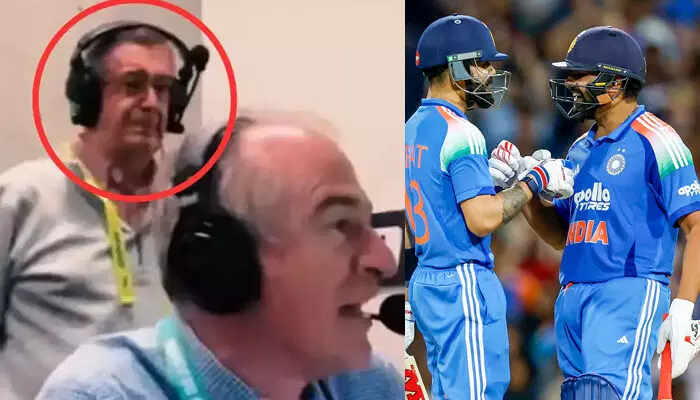 രോ കോ ഈസ് ബാക്ക്!  ഓസ്ട്രേലിയന് മണ്ണിലെ ഇന്ത്യന് താരങ്ങളുടെ ബാറ്റിങ് പ്രകടനം കണ്ട് കണ്ണീരണിഞ്ഞ് ഓസ്ട്രേലിയന് കമന്റേറ്റര്; വൈകാരിക പ്രതികരണം ഇന്ത്യ ഒന്പത് വിക്കറ്റ് ജയം ആഘോഷിക്കവെ രോ കോ ഈസ് ബാക്ക്!  ഓസ്ട്രേലിയന് മണ്ണിലെ ഇന്ത്യന് താരങ്ങളുടെ ബാറ്റിങ് പ്രകടനം കണ്ട് കണ്ണീരണിഞ്ഞ് ഓസ്ട്രേലിയന് കമന്റേറ്റര്; വൈകാരിക പ്രതികരണം ഇന്ത്യ ഒന്പത് വിക്കറ്റ് ജയം ആഘോഷിക്കവെ