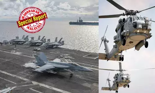 നിരീക്ഷണ പറക്കലിനിടെ യു എസ് സീഹോക്ക് ഹെലികോപ്ടറും യുദ്ധവിമാനവും ദക്ഷിണ ചൈന കടലില്‍ തകര്‍ന്നുവീണു; പൈലറ്റുമാരെയും ജീവനക്കാരെയും രക്ഷപ്പെടുത്തി; അപകടം ട്രംപിന്റെ ഏഷ്യന്‍ സന്ദര്‍ശനത്തിനിടെ; യുഎസ് നാവികസേന അന്വേഷണം തുടങ്ങി