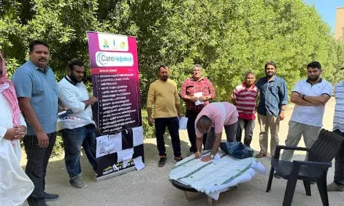 കെയര്‍ ഹെല്‍പ്പ് ടെസ്‌ക് - ഐ.ഐ.സി മങ്കഫ് പള്ളിയിലും ആരംഭിച്ചു