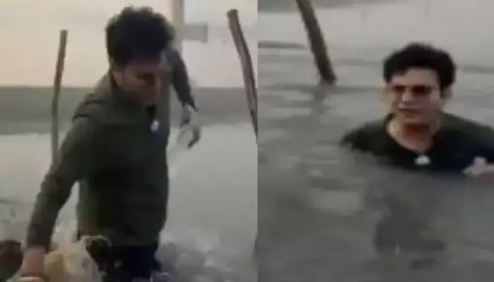 കണ്ടോ..എന്ത് മനോഹരമാണ് ഇവിടം..; യമുന നദി ജലത്തിന്‍റെ ‘ശുദ്ധി’ തെളിയിക്കാന്‍ റീല്‍സ് ഷൂട്ട്; പെട്ടെന്ന് കാല്‍വഴുതി നദിയില്‍ വീണ് ബിജെപി എംഎല്‍എ; പൊടിപൊടിച്ച് ട്രോളുകൾ