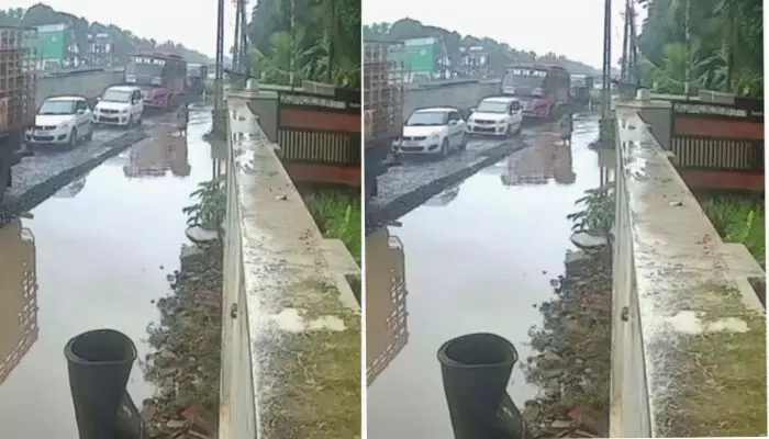 ദേശീയപാതയിലെ ഓടയിൽ വീണ് വഴിയാത്രക്കാരി; സ്ലാബ് പൊട്ടി അപകടം; ഇന്നലെ ബസ് പെട്ടതും ഇതേ സ്ഥലത്ത് തന്നെ; എന്നിട്ടും കണ്ണ് തുറക്കാതെ അധികൃതർ ദേശീയപാതയിലെ ഓടയിൽ വീണ് വഴിയാത്രക്കാരി; സ്ലാബ് പൊട്ടി അപകടം; ഇന്നലെ ബസ് പെട്ടതും ഇതേ സ്ഥലത്ത് തന്നെ; എന്നിട്ടും കണ്ണ് തുറക്കാതെ അധികൃതർ