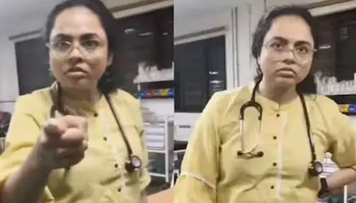 കുട്ടിയുടെ ചികിത്സ നിഷേധിച്ചുവെന്ന് ആരോപിച്ച് തർക്കം; വീഡിയോ റെക്കോർഡ് ചെയ്ത പിതാവിനെ തല്ലി വനിതാ ഡോക്ടർ; ഇടപെട്ട സുരക്ഷാ ജീവനക്കാരനും ശാസന; വൈറലായി വീഡിയോ കുട്ടിയുടെ ചികിത്സ നിഷേധിച്ചുവെന്ന് ആരോപിച്ച് തർക്കം; വീഡിയോ റെക്കോർഡ് ചെയ്ത പിതാവിനെ തല്ലി വനിതാ ഡോക്ടർ; ഇടപെട്ട സുരക്ഷാ ജീവനക്കാരനും ശാസന; വൈറലായി വീഡിയോ