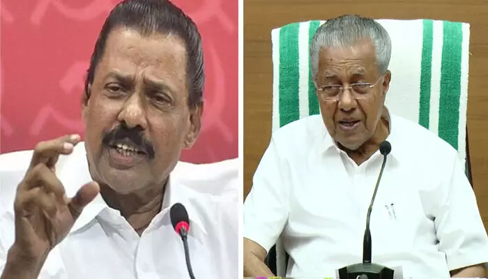 മന്ത്രിസഭായോഗത്തില് നിന്ന് സിപിഐ മന്ത്രിമാര് വിട്ടുനിന്നാല് വലിയ നാണക്കേട്; എങ്ങനെയും സിപിഐയെ അനുനയിപ്പിക്കാന് സിപിഎം; മറ്റുപരിപാടികള് റദ്ദാക്കി എം വി ഗോവിന്ദന് തലസ്ഥാനത്ത് തിരിച്ചത് മുഖ്യമന്ത്രിയുടെ ആവശ്യപ്രകാരം മന്ത്രിസഭായോഗത്തില് നിന്ന് സിപിഐ മന്ത്രിമാര് വിട്ടുനിന്നാല് വലിയ നാണക്കേട്; എങ്ങനെയും സിപിഐയെ അനുനയിപ്പിക്കാന് സിപിഎം; മറ്റുപരിപാടികള് റദ്ദാക്കി എം വി ഗോവിന്ദന് തലസ്ഥാനത്ത് തിരിച്ചത് മുഖ്യമന്ത്രിയുടെ ആവശ്യപ്രകാരം