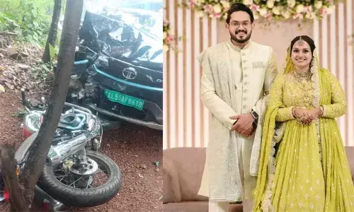 മലപ്പുറത്ത് കാര്‍ ബൈക്കിലിടിച്ച് ദമ്പതികള്‍ക്ക് അന്ത്യം; ദാരുണാന്ത്യം സംഭവിച്ചത്  സിദ്ദിഖ്, ഭാര്യ റീഷ എന്നിവര്‍ക്ക്