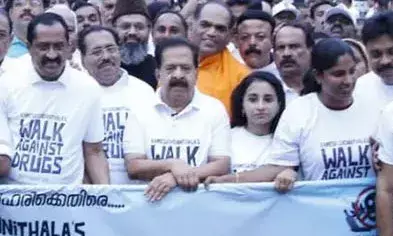 ചെന്നിത്തലയുടെ നേതൃത്വത്തില്‍ രൂപംകൊണ്ട രാഷ്ട്രീയ രഹിത മുന്നേറ്റം; പ്രൗഡ് കേരള: ലഹരിക്കെതിരെ സമൂഹ നടത്തം നാളെ ഇടുക്കിയില്‍