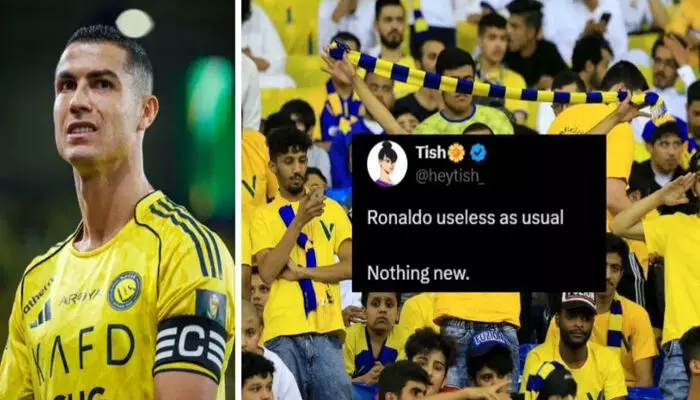 സൂപ്പർ താരത്തിന്റെ അഹന്ത ടീമിനെ നശിപ്പിക്കുന്നു; കരീം ബെൻസേമയുടെ അൽ ഇത്തിഹാദിനോട് പരാജയപ്പെട്ടത് 3-1ന്; കിങ്സ് കപ്പിൽ നിന്ന് അൽ നസ്ർ പുറത്തായതിന് പിന്നാലെ ക്രിസ്റ്റ്യാനോക്കെതിരെ ആരാധകർ സൂപ്പർ താരത്തിന്റെ അഹന്ത ടീമിനെ നശിപ്പിക്കുന്നു; കരീം ബെൻസേമയുടെ അൽ ഇത്തിഹാദിനോട് പരാജയപ്പെട്ടത് 3-1ന്; കിങ്സ് കപ്പിൽ നിന്ന് അൽ നസ്ർ പുറത്തായതിന് പിന്നാലെ ക്രിസ്റ്റ്യാനോക്കെതിരെ ആരാധകർ