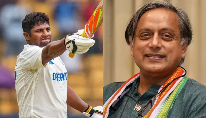 ആഭ്യന്തര ക്രിക്കറ്റിലെ പ്രകടനവും കണക്കിലെടുക്കണം, സെലക്ടർമാർ പ്രതിഭകളെ തള്ളിക്കളയാൻ തിടുക്കം കാണിക്കുന്നു; സർഫറാസ് ഖാനെ ടെസ്റ്റ് ടീമിൽ പരിഗണിക്കാത്തതിൽ വിമർശനവുമായി ശശി തരൂർ ആഭ്യന്തര ക്രിക്കറ്റിലെ പ്രകടനവും കണക്കിലെടുക്കണം, സെലക്ടർമാർ പ്രതിഭകളെ തള്ളിക്കളയാൻ തിടുക്കം കാണിക്കുന്നു; സർഫറാസ് ഖാനെ ടെസ്റ്റ് ടീമിൽ പരിഗണിക്കാത്തതിൽ വിമർശനവുമായി ശശി തരൂർ