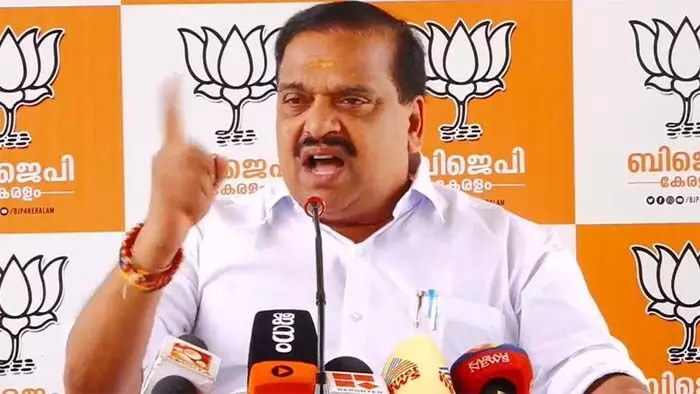 പി.എം. ശ്രീ പദ്ധതിയില് നിന്നും സര്ക്കാര് പിന്മാറിയത് മത മൗലികവാദികള്ക്ക് മുന്പില് മുട്ടുമടക്കി; സര്ക്കാര് സ്കൂളുകളില് പഠിക്കുന്ന പാവപ്പെട്ട കുട്ടികളുടെ അവകാശമാണ് നിഷേധിക്കപ്പെട്ടത്; സര്ക്കാര് സ്കൂളുകളില് പഠിക്കുന്ന പാവപ്പെട്ട കുട്ടികളുടെ അവകാശമാണ് നിഷേധിക്കപ്പെട്ടതെന്ന് പി കെ കൃഷ്ണദാസ് പി.എം. ശ്രീ പദ്ധതിയില് നിന്നും സര്ക്കാര് പിന്മാറിയത് മത മൗലികവാദികള്ക്ക് മുന്പില് മുട്ടുമടക്കി; സര്ക്കാര് സ്കൂളുകളില് പഠിക്കുന്ന പാവപ്പെട്ട കുട്ടികളുടെ അവകാശമാണ് നിഷേധിക്കപ്പെട്ടത്; സര്ക്കാര് സ്കൂളുകളില് പഠിക്കുന്ന പാവപ്പെട്ട കുട്ടികളുടെ അവകാശമാണ് നിഷേധിക്കപ്പെട്ടതെന്ന് പി കെ കൃഷ്ണദാസ്