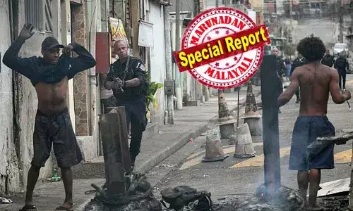 മയക്കുമരുന്നു മാഫിയയെ അമര്‍ച്ച ചെയ്യാന്‍ പോലീസ് ഇറങ്ങിയപ്പോള്‍ തെരുവുയുദ്ധം; ബ്രസീലിലെ റിയോ ഡി ജനീറോയില്‍ പോലീസ് നടത്തിയ റെയ്ഡിനെ തുടര്‍ന്നുണ്ടായ സംഘര്‍ഷത്തില്‍ 64 പേര്‍ കൊല്ലപ്പെട്ടു; ഉദ്യോഗസ്ഥര്‍ പരിശോധന നടത്തിയത് ഹെലികോപ്റ്ററുകളും  ബുള്‍ഡോസറുകളും ഡ്രോണുകളുമായി