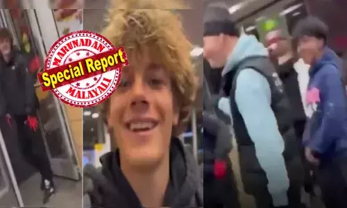 വൈ യു സ്റ്റേയിങ്ങ് ഹിയർ..; ഗോ ബാക്ക്..ബ്രോ..!!; റെസ്റ്റോറന്റിലെ കൗണ്ടറിൽ നിന്ന ആളെ കണ്ടതും കനേഡിയൻ യുവാവിന് ദേഷ്യം; തലങ്ങും വിലങ്ങും ഓടിനടന്ന് തെറി പറഞ്ഞ് കലി; ഇതെല്ലാം കണ്ട് ചിരിച്ച് ഒപ്പമുള്ള പയ്യന്മാർ; ആകെ ഭയന്ന് വിറച്ച്...ആ ഇന്ത്യൻ വംശജൻ; സോഷ്യൽ മീഡിയയിൽ പൊരിഞ്ഞ ചർച്ച